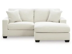 Amesley Sofa Chaise In Ivory