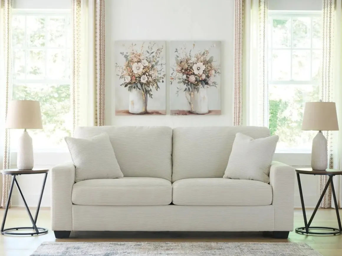 Amesley Sofa In Ivory