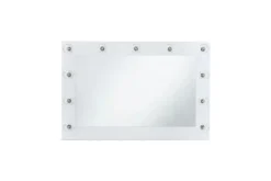 Amia Vanity & Mirror In White