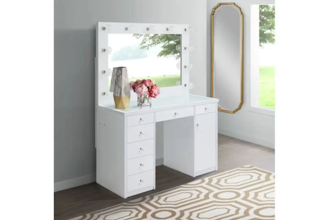 Amia Vanity Base In White