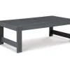 Amora Outdoor Coffee Table In Charcoal