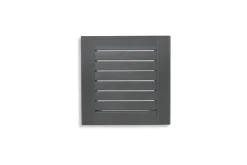 Amora Outdoor End Table In Charcoal