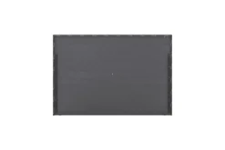 Amy Upholstered Panel Bed W/ Storage In Dark Oak, Queen