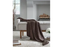 Anawood Throw Blanket In Oatmeal