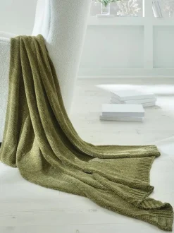 Anawood Throw Blanket In Oatmeal