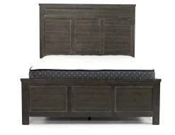 Andover Panel Bed, Dresser, Mirror & Nightstand In White, Twin