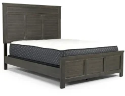 Andover Panel Bed, Dresser, Mirror & Nightstand In White, Twin