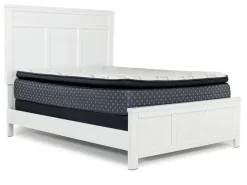 Andover Panel Bed In White, Twin