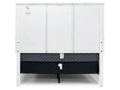 Andover Panel Bed In White, Twin