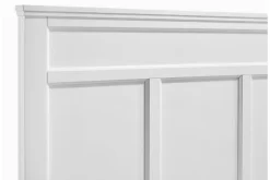 Andover Panel Bed In White, Twin