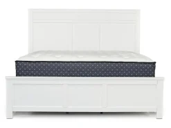 Andover Panel Bed In White, Twin