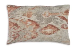 Aprover Accent Pillow In Rust/Gray/White