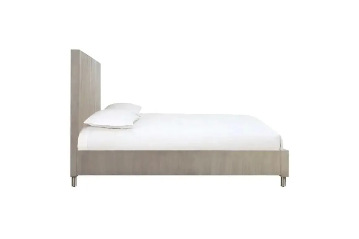 Argento Panel Bed In Navy Blue, Full