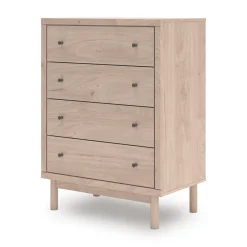 Arloster 4 Drawer Chest In Tan