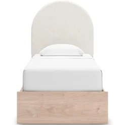 Arloster Panel Bed W/ 2 Drawer Storage In White, Twin