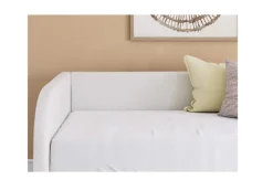 Arloster Upholstered Daybed In Tan/White, Twin
