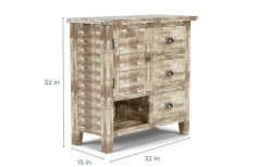 Artisans Accent Console In Gray