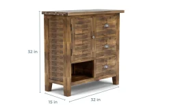 Artisans Accent Console In Gray