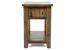 Artisans Chairside Table In Gray