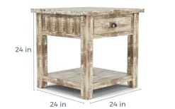 Artisans End Table In Oak