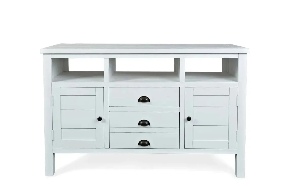 Artisans Media Console In Oak, 50 Inch