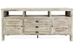 Artisans Media Console In Oak, 50 Inch