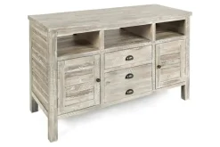 Artisans Media Console In Oak, 50 Inch