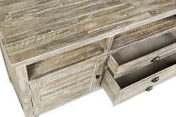 Artisans Media Console In Oak, 50 Inch