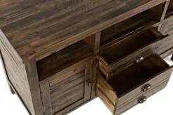Artisans Media Console In Oak, 50 Inch
