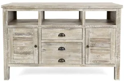 Artisans Media Console In Oak, 50 Inch