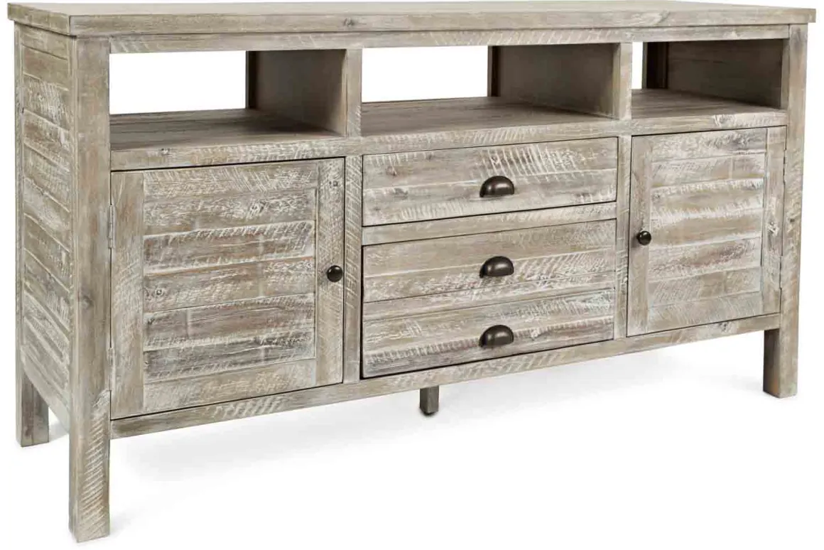 Artisans Media Console In Oak, 50 Inch