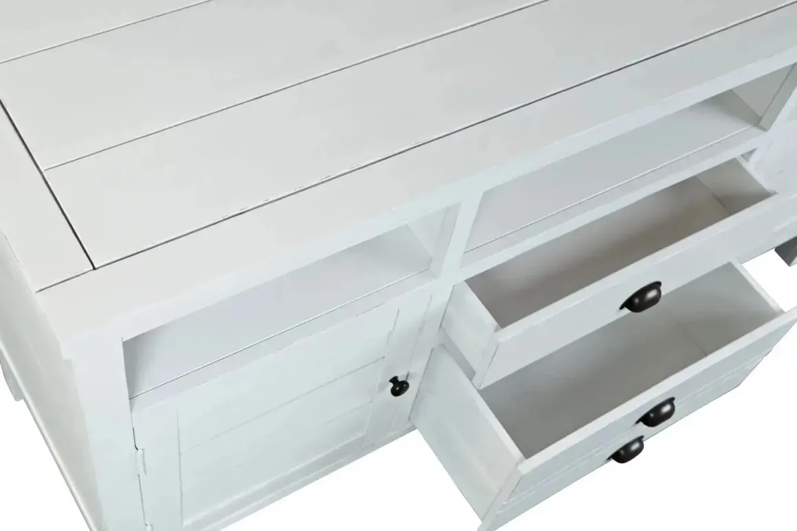 Artisans Media Console In Oak, 50 Inch