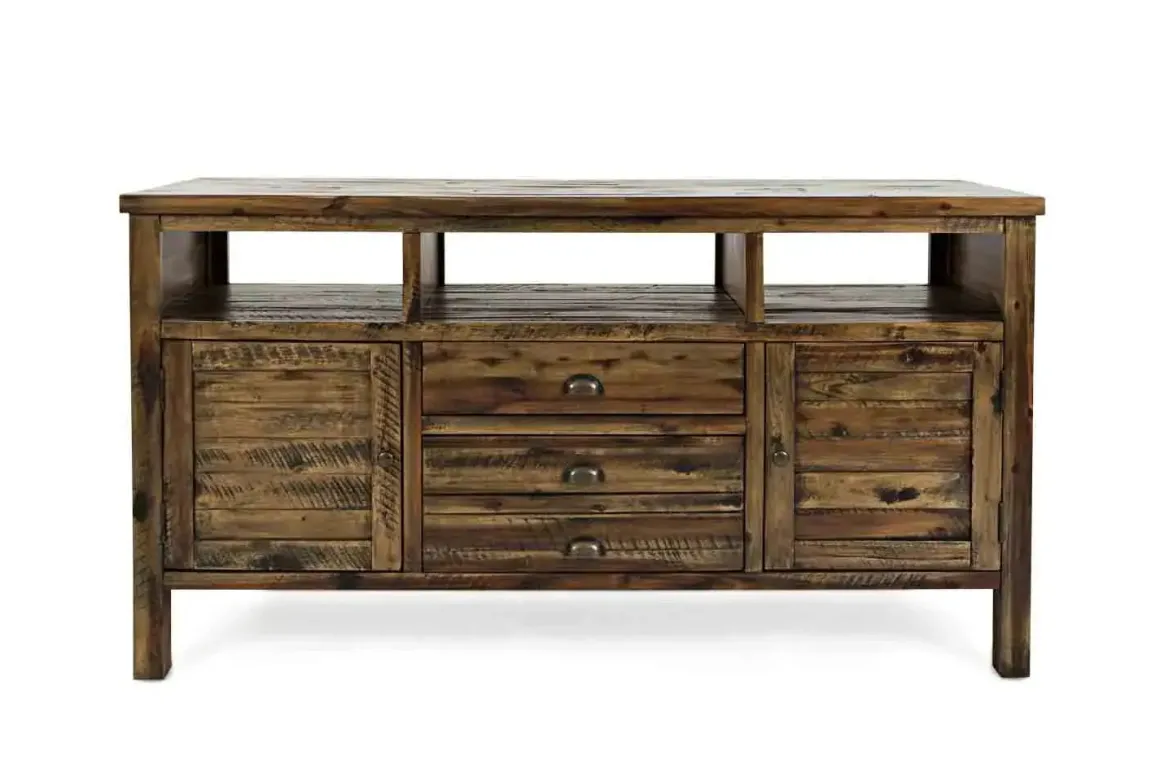 Artisans Media Console In Oak, 50 Inch