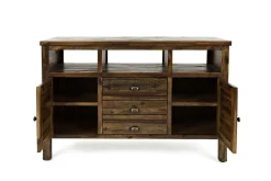 Artisans Media Console In Oak, 50 Inch