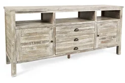 Artisans Media Console In Oak, 50 Inch
