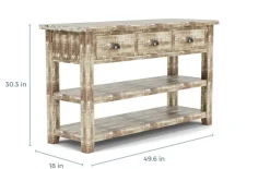 Artisans Sofa Table In Gray