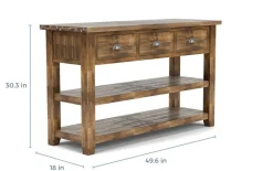 Artisans Sofa Table In Gray