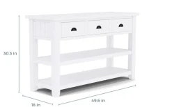 Artisans Sofa Table In Gray