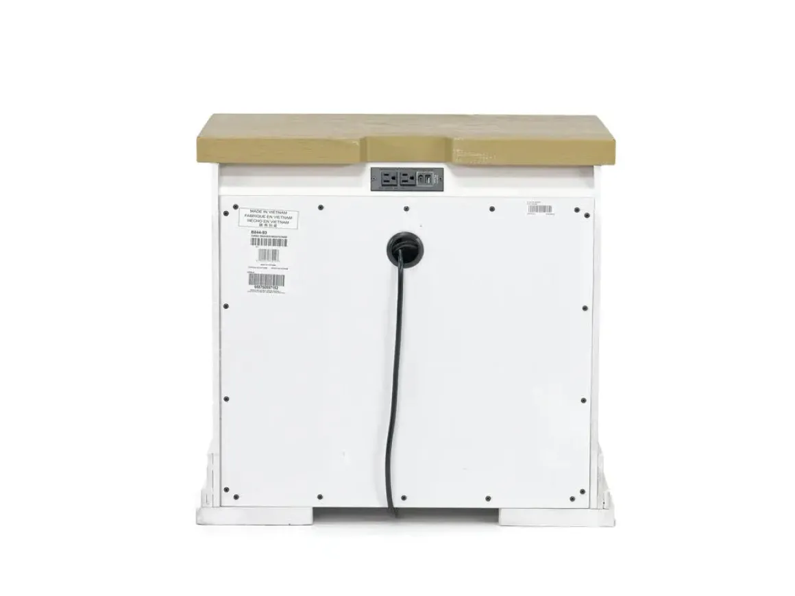 Ashbryn Nightstand In White