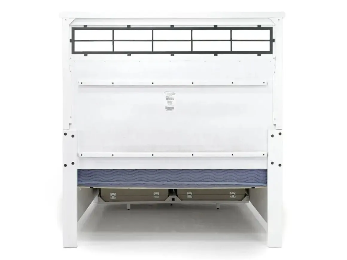 Ashbryn Storage Bed In White, Queen