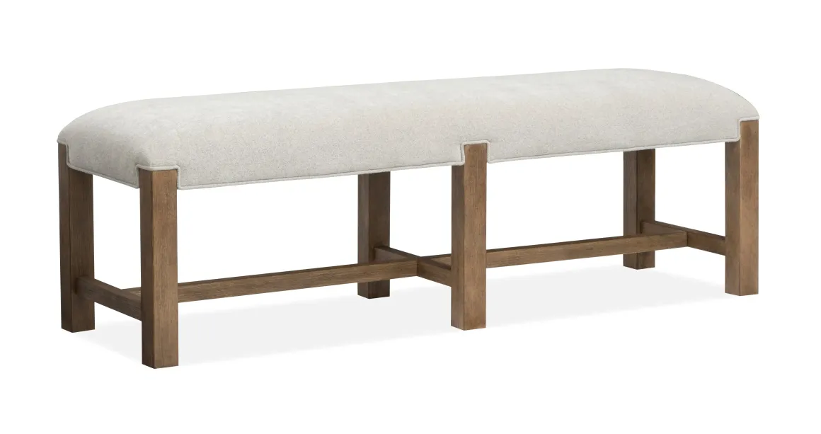 Aspen Valley Dining Bench In Ravenwood Black