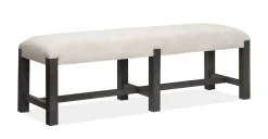Aspen Valley Dining Bench In Ravenwood Black