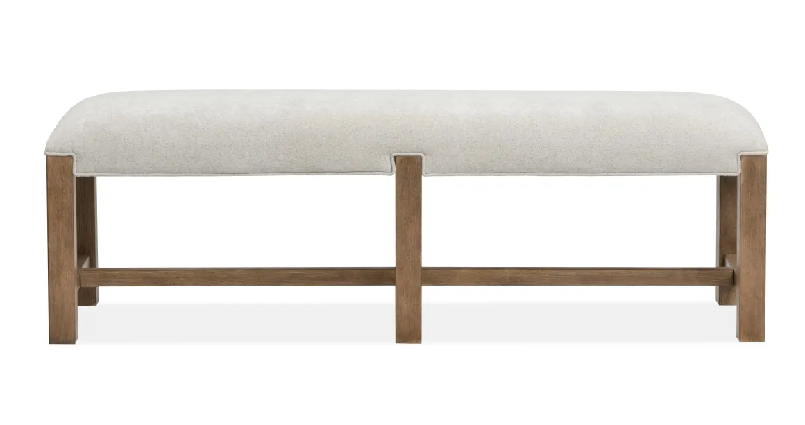 Aspen Valley Dining Bench In Ravenwood Black