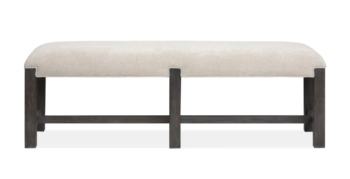 Aspen Valley Dining Bench In Ravenwood Black