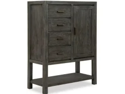Aspen Valley Door Chest In Sierra Brown