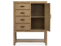 Aspen Valley Door Chest In Sierra Brown