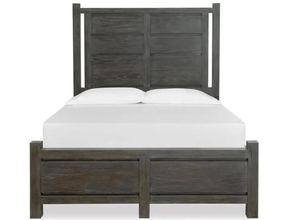 Aspen Valley Panel Bed In Sierra Brown, Queen
