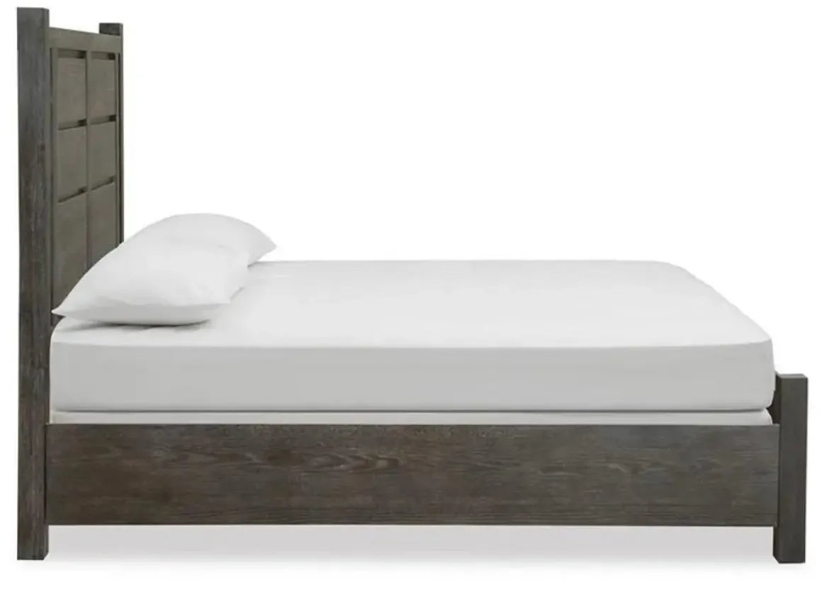 Aspen Valley Panel Bed In Sierra Brown, Queen