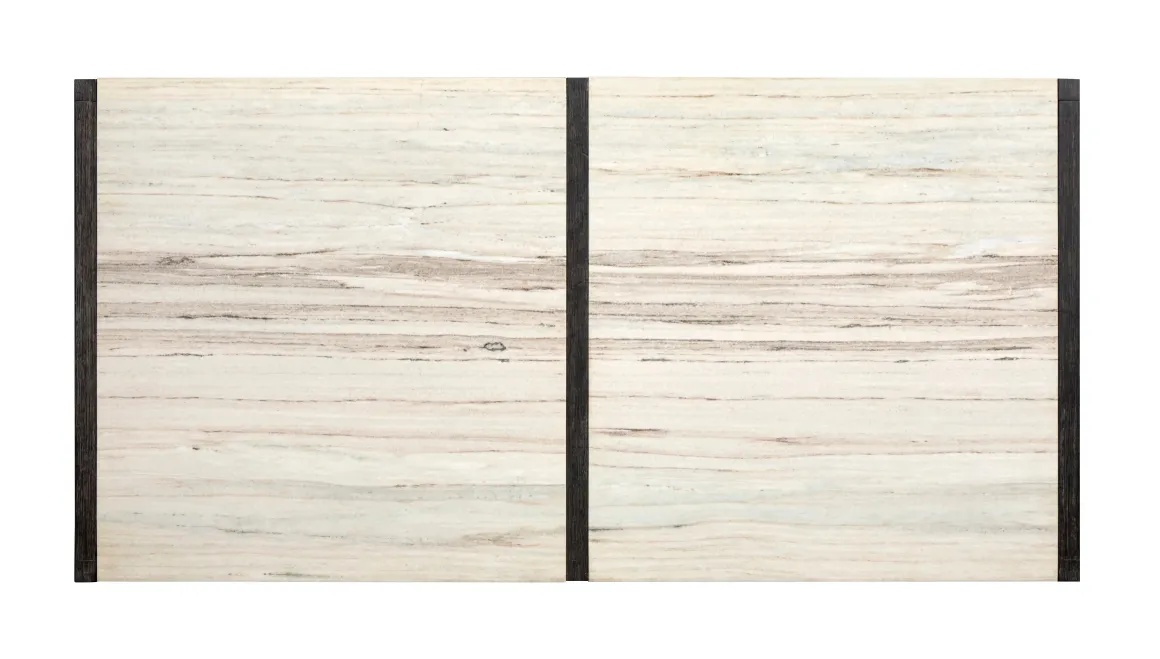 Aspen Valley Stone Top Dining Table, 4 Chairs & 2 Upholstered Chairs In Ravenwood Black