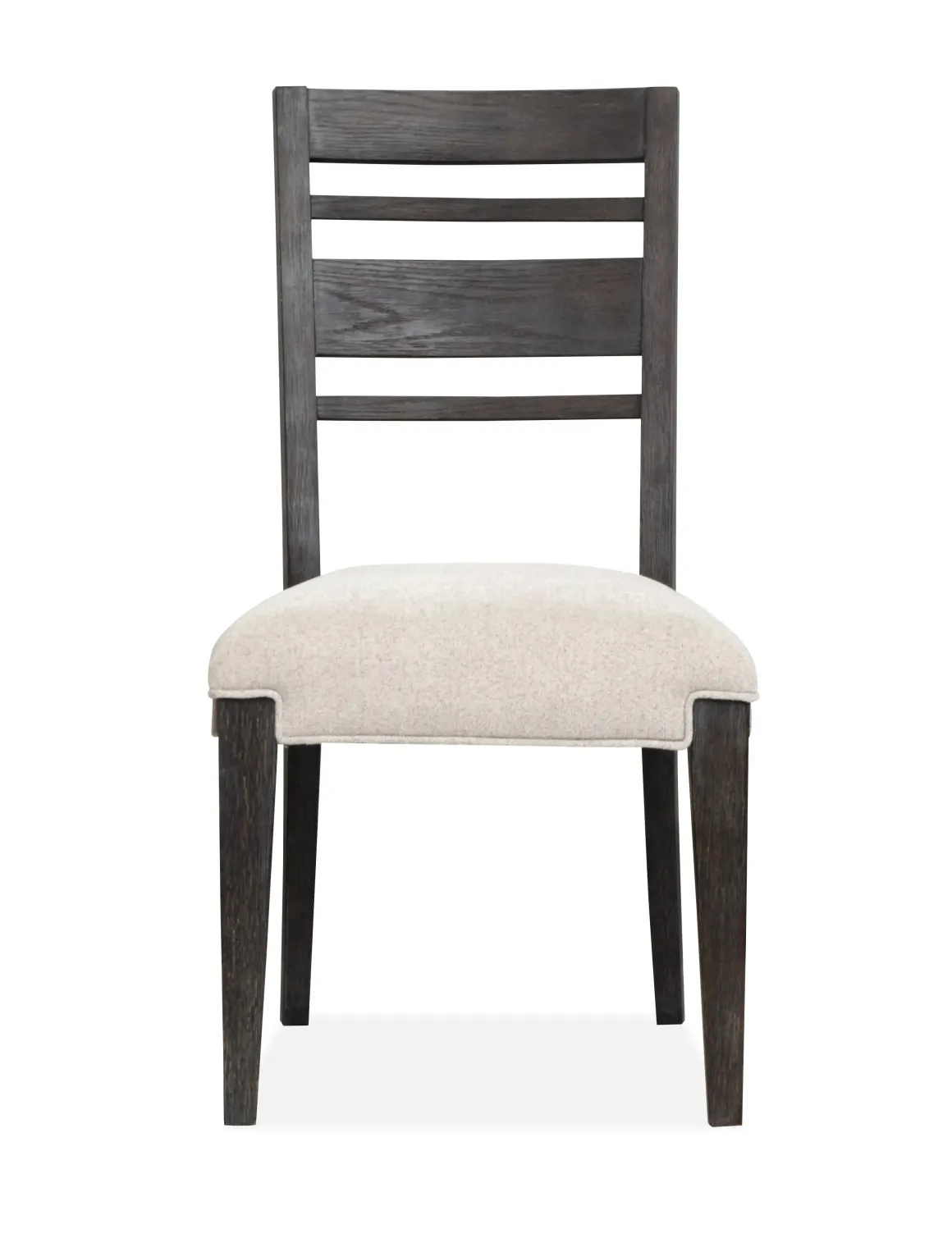 Aspen Valley Stone Top Dining Table, 4 Chairs & 2 Upholstered Chairs In Ravenwood Black
